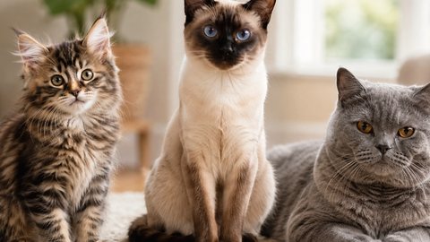 Mature cat sitting by a bright window for an 8 year old cat guide